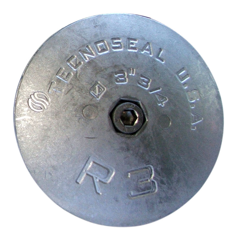 Tecnoseal R3 Rudder Anode - Zinc - 3-3/4" Diameter [R3] - Mealey Marine