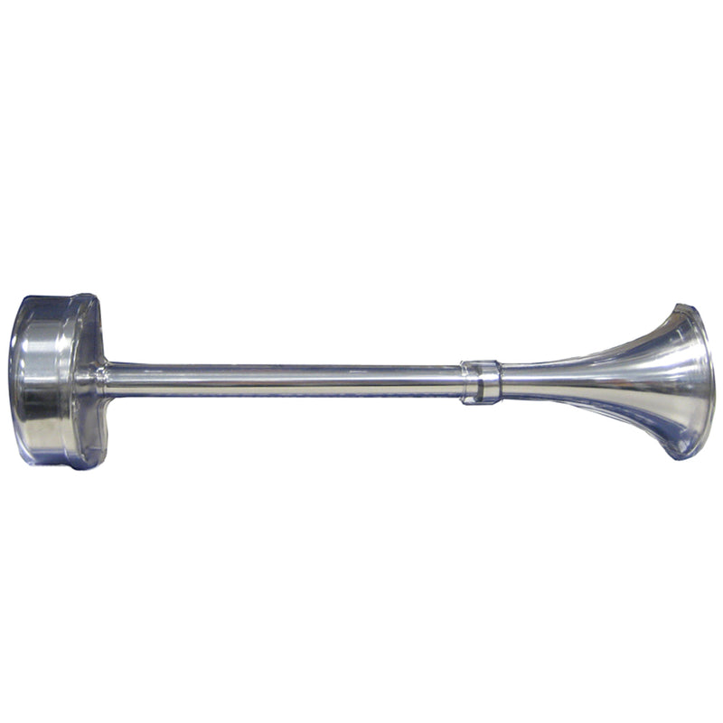Schmitt  Ongaro Standard Single Trumpet Horn -12V- Stainless Exterior [10025] - Mealey Marine
