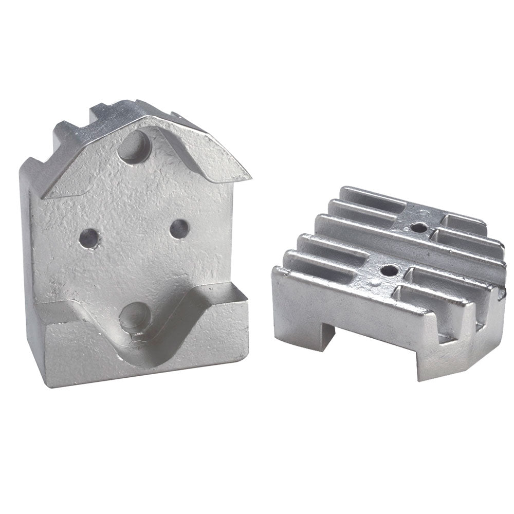 Tecnoseal Gimbal Block Anode - Zinc Finned [00806] - Mealey Marine