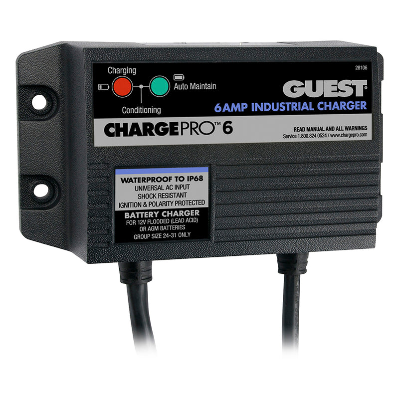 Guest 6A/12V 1 Bank 120V Input On-Board Battery Charger [28106] - Mealey Marine