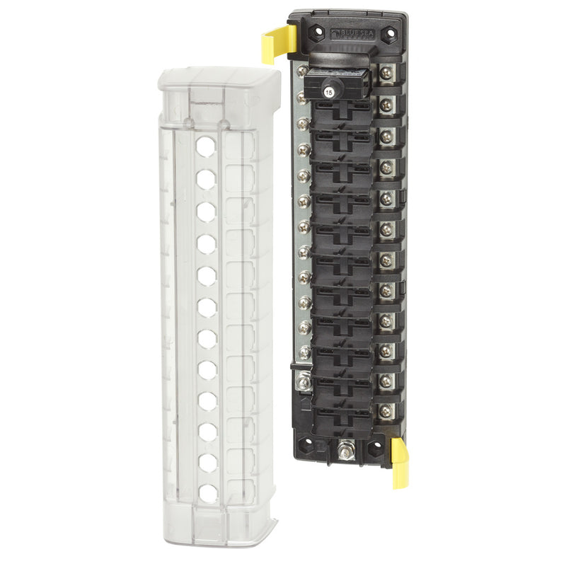 Blue Sea 5054 ST CLB Circuit Breaker Block - 12 Position w/Negative Bus [5054] - Mealey Marine