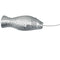 Tecnoseal Grouper Suspended Anode w/Cable & Clamp - Zinc [00630FISH] - Mealey Marine