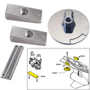 Tecnoseal Anode Kit w/Hardware - Mercury Verado 4 - Zinc [20814] - Mealey Marine