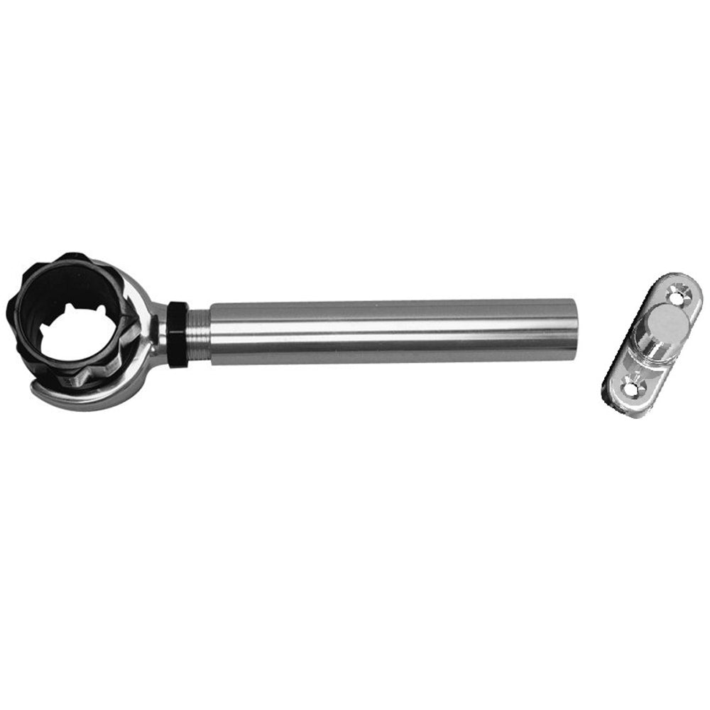 Rupp Threaded Antenna Support w/6" Pipe Mount & 1.5" Collar [PAK-0003] - Mealey Marine