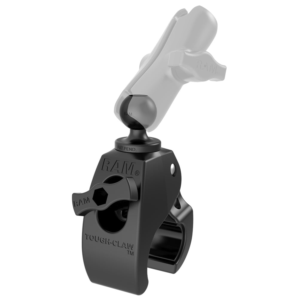 RAM Mount Medium Tough-Claw w/1" Diameter Rubber Ball [RAP-B-404U] - Mealey Marine
