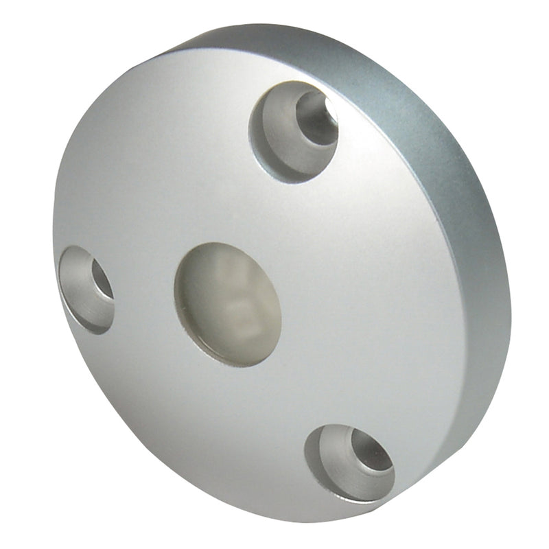Lumitec "Anywhere" Light - Brushed Housing - Tri-Color - White, Blue & Red [101071] - Mealey Marine