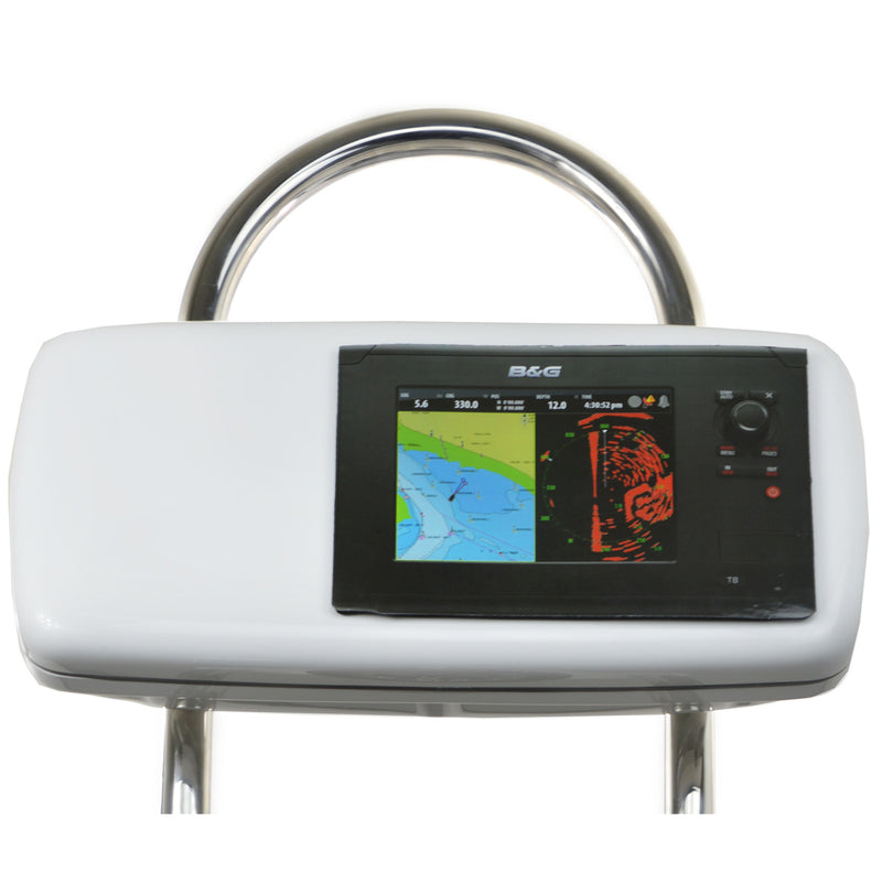 NavPod GP2040-08 SystemPod Pre-Cut f/Simrad NSS8 or B&G Zeus Touch 8 & 2 Instruments f/12" Wide Guard [GP2040-08] - Mealey Marine