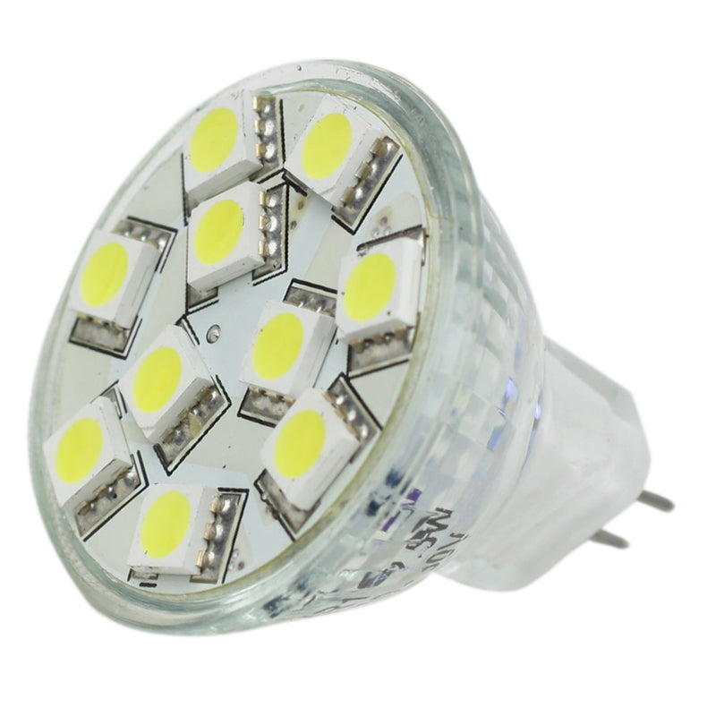 Lunasea MR11 10 LED Light Bulb - Cool White [LLB-11TD-61-00] - Mealey Marine