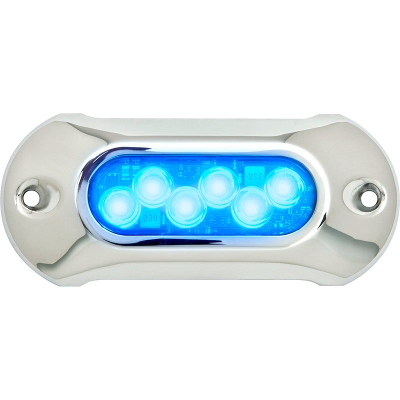 Attwood Light Armor Underwater LED Light - 6 LEDs - Blue [65UW06B-7] - Mealey Marine