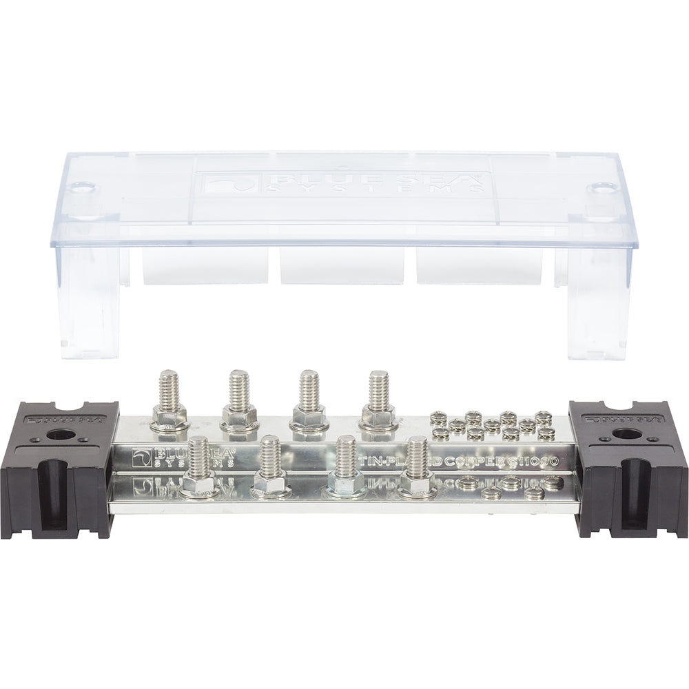 Blue Sea PowerBar 1000 - 8 3/8" Terminal Studs w/Cover [1990] - Mealey Marine