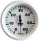 Faria Dress White 4" Tachometer - 6,000 RPM (Gas - Inboard & I/O) [33103] - Mealey Marine