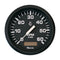 Faria Euro Black 4" Tachometer w/Hourmeter - 6,000 RPM (Gas - Inboard) [32832] - Mealey Marine