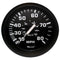 Faria Euro Black 4" Speedometer - 80MPH (Mechanical) [32812] - Mealey Marine