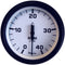 Faria Euro White 4" Tachometer - 4,000 RPM (Diesel - Mechanical Takeoff & Var Ratio Alt) [32942] - Mealey Marine