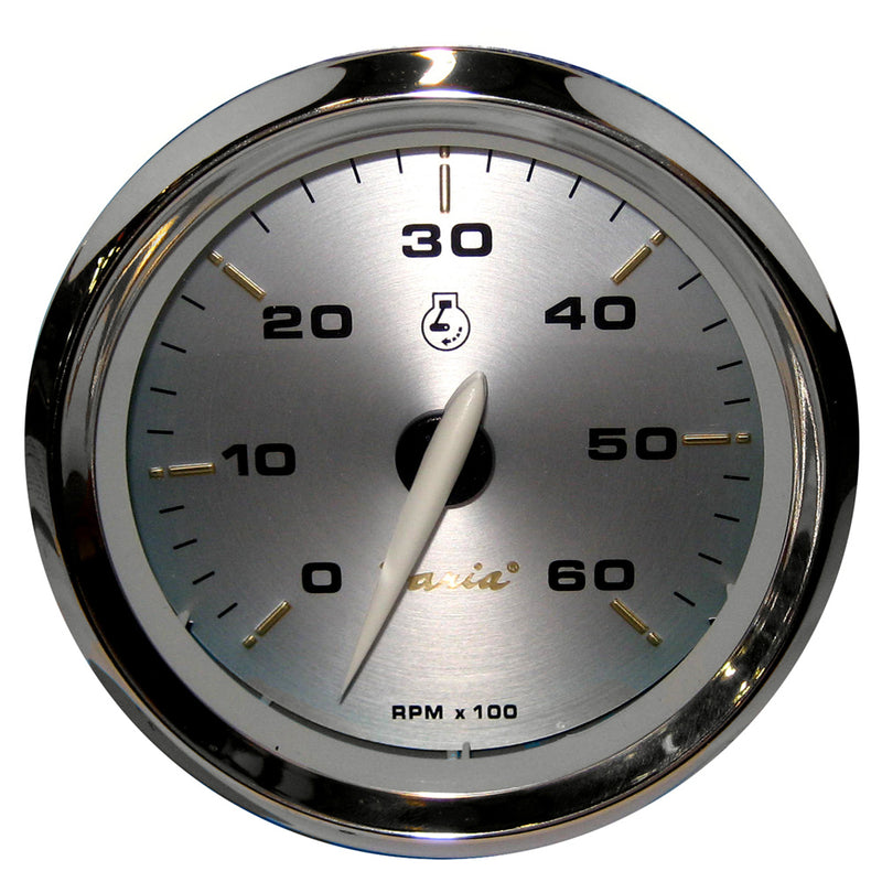 Faria Kronos 4" Tachometer - 6,000 RPM (Gas - Inboard & I/O) [39004] - Mealey Marine