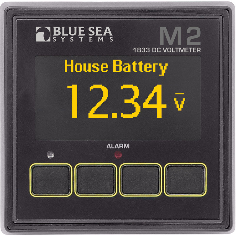 Blue Sea 1833 M2 DC Voltmeter [1833] - Mealey Marine