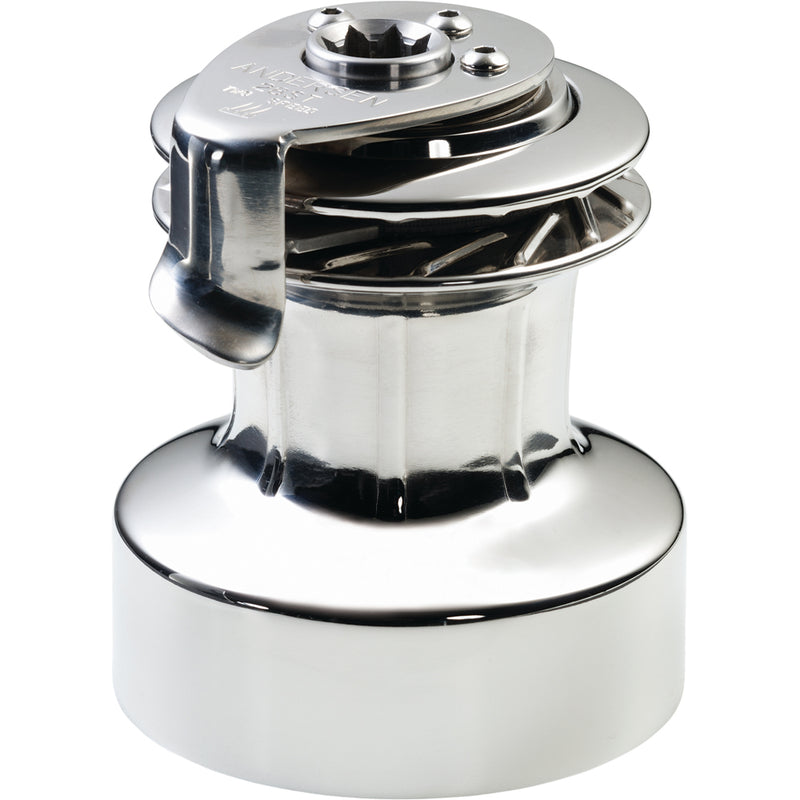 ANDERSEN 28 ST FS  - 2-Speed Self-Tailing Manual Winch - Full Stainless Steel [RA2028010000] - Mealey Marine