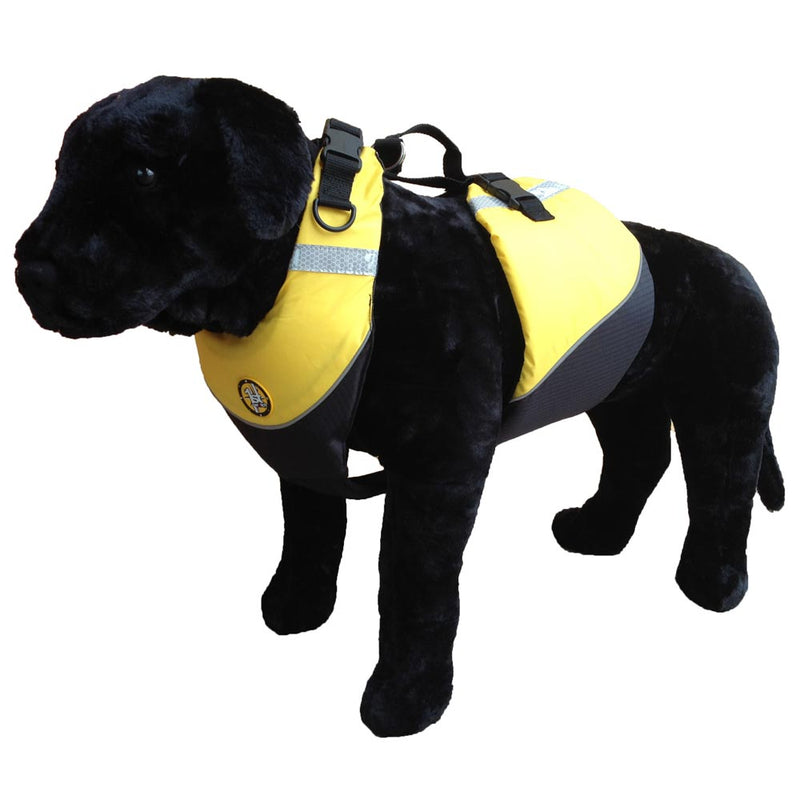 First Watch Flotation Dog Vest - Hi-Visibility Yellow - Small [AK-1000-HV-S] - Mealey Marine