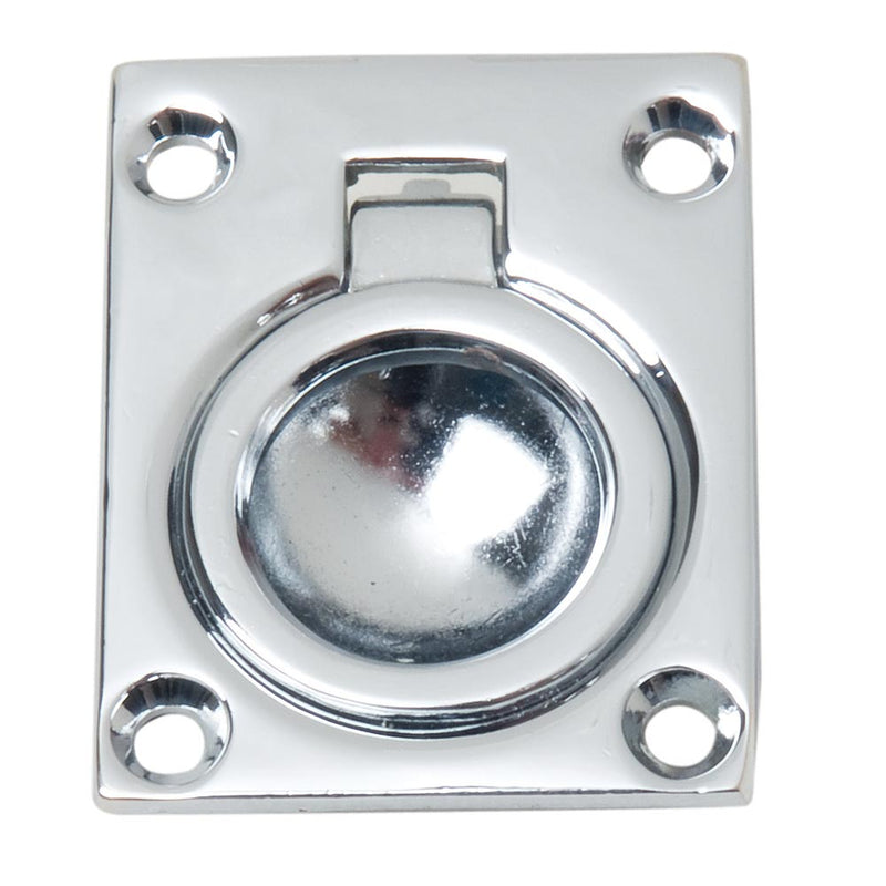 Perko Flush Ring Pull - Chrome Plated Zinc [0841DP0CHR] - Mealey Marine