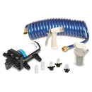 Shurflo by Pentair PRO WASHDOWN KIT II Ultimate - 12 VDC - 5.0 GPM - Includes Pump, Fittings, Nozzle, Strainer, 25 Hose [4358-153-E09] - Mealey Marine