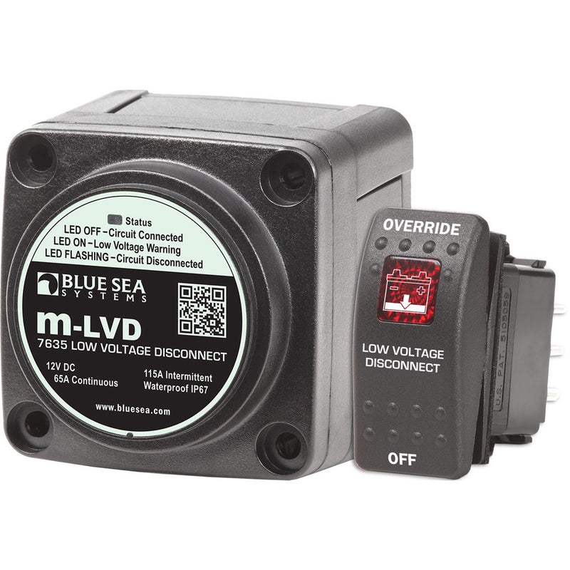 Blue Sea 7635 m-LVD Low Voltage Disconnect [7635] - Mealey Marine