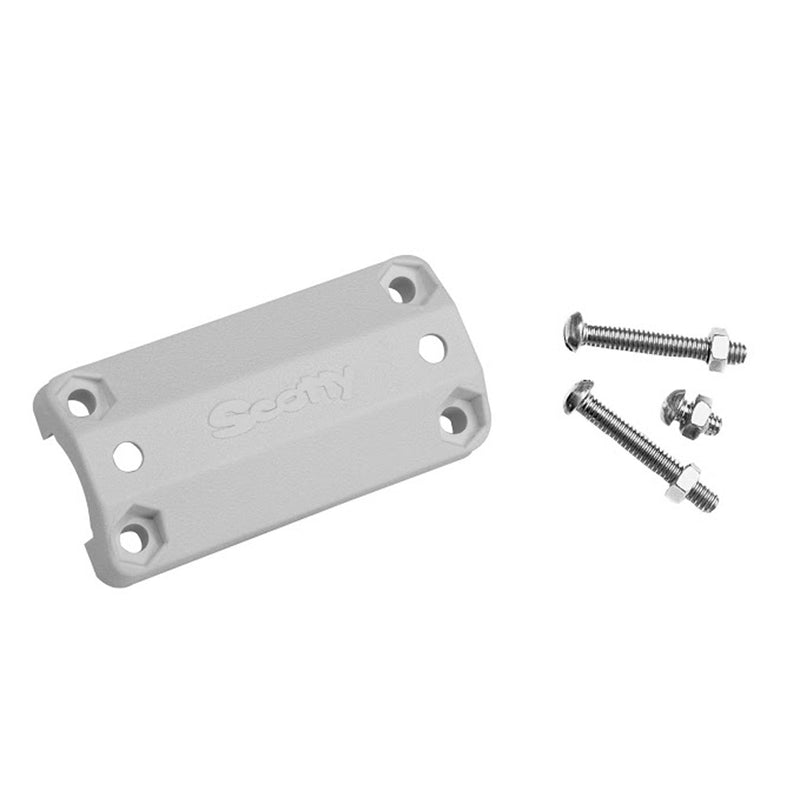 Scotty 242 Rail Mount Adapter - 7/8"-1" - White [242-WH] - Mealey Marine