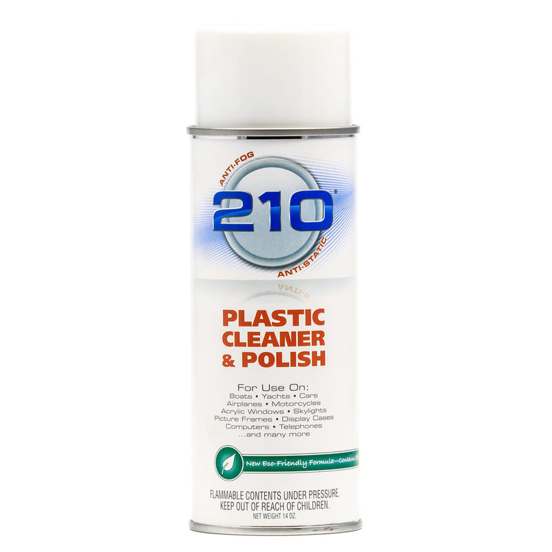Camco 210 Plastic Cleaner Polish 14oz Spray [40934] - Mealey Marine