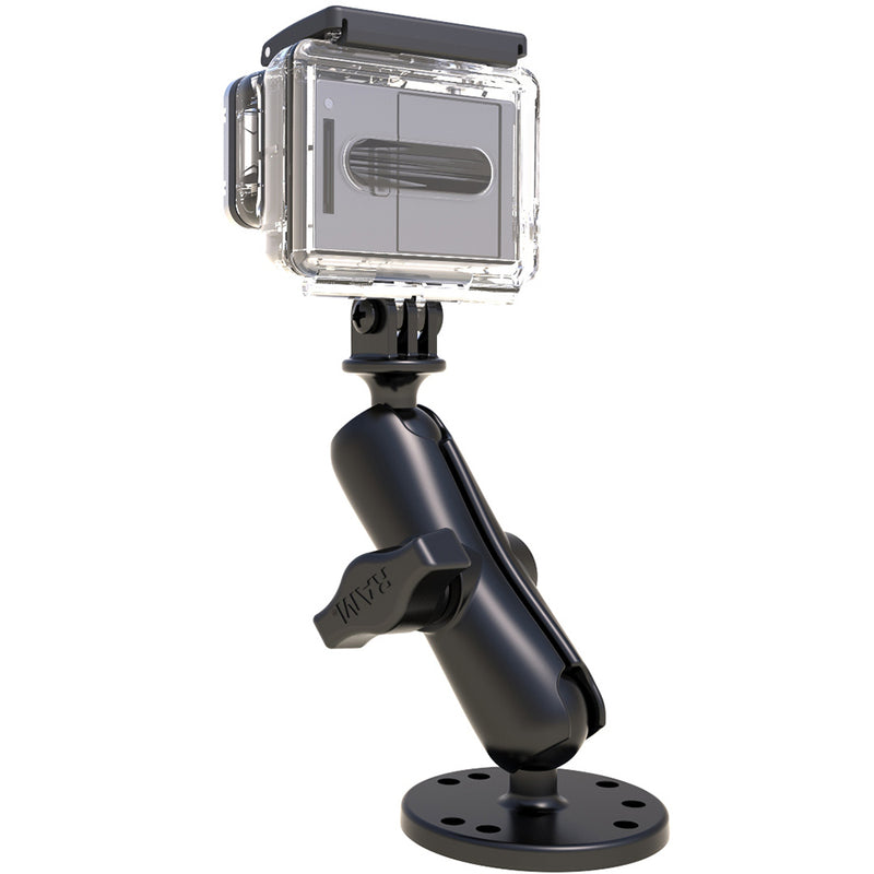 RAM Mount 1" Ball Mount w/Custom GoPro Hero Adapter [RAM-B-138-GOP1U] - Mealey Marine