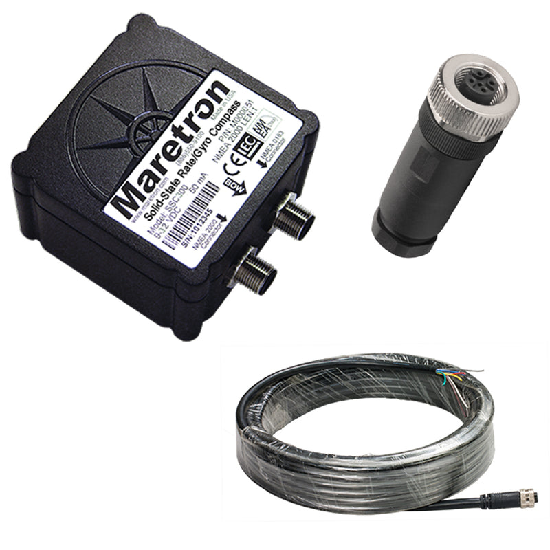 Maretron Solid-State Rate/Gyro Compass w/10m Cable & Connector [SSC300-01-KIT] - Mealey Marine