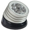Lumitec Zephyr LED Spreader/Deck Light -Brushed, Black Base - White Non-Dimming [101326] - Mealey Marine