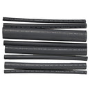 Ancor Adhesive Lined Heat Shrink Tubing - Assorted 8-Pack, 6", 20-2/0 AWG, Black [301506] - Mealey Marine