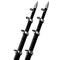 TACO 15' Black/Silver Outrigger Poles - 1-1/8" Diameter [OT-0442BKA15] - Mealey Marine