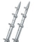 TACO 15' Silver/Silver Outrigger Poles - 1-1/8" Diameter [OT-0442VEL15] - Mealey Marine