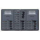 BEP AC Circuit Breaker Panel w/Analog Meters, 2SP 1DP AC120V [900-ACM2-AM-110] - Mealey Marine