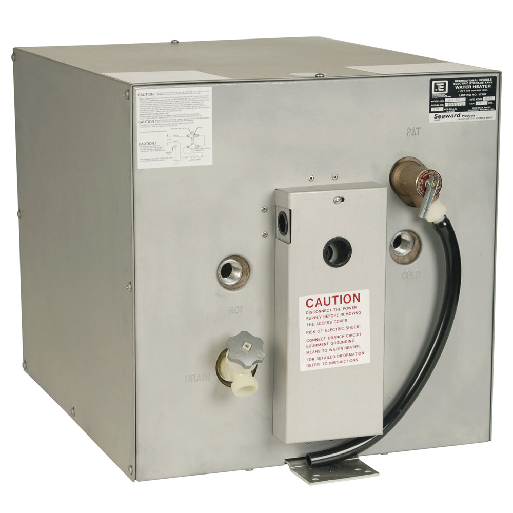 Whale Seaward 11 Gallon Hot Water Heater w/Rear Heat Exchanger - Galvanized Steel - 120V - 1500W [S1100] - Mealey Marine