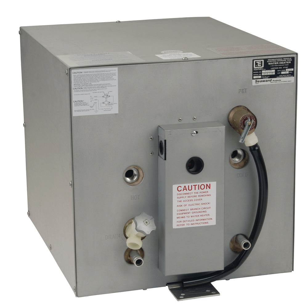Whale Seaward 11 Gallon Hot Water Heater w/Front Heat Exchanger - Galvanized Steel - 120V - 1500W [F1100] - Mealey Marine