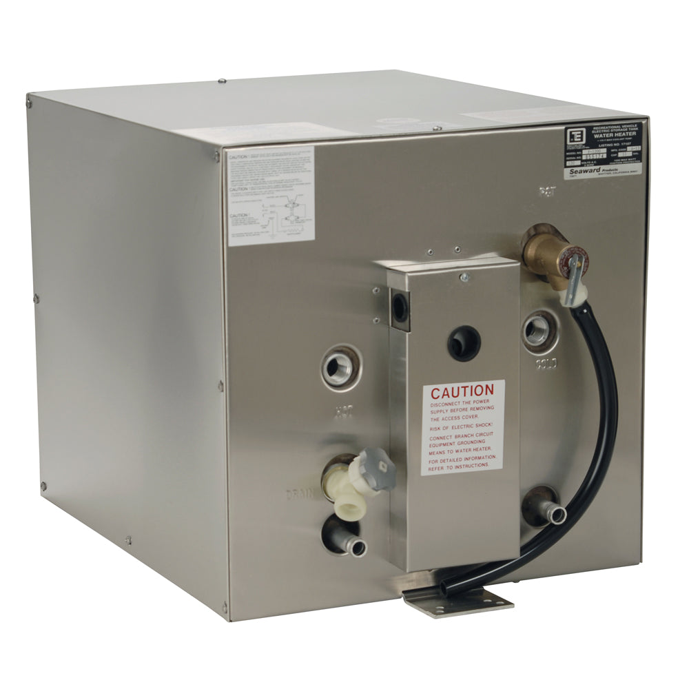 Whale Seaward 11 Gallon Hot Water Heater w/Front Heat Exchanger - Stainless Steel - 120V - 1500W [F1200] - Mealey Marine