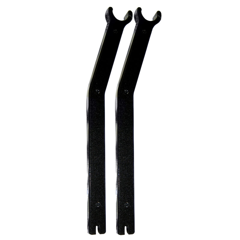 Rupp Outrigger Supports W/2" Offset - Pair [MI-1050-ORS] - Mealey Marine