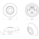 Lumitec Exuma Courtesy Light - White Housing - Blue Light [101053] - Mealey Marine