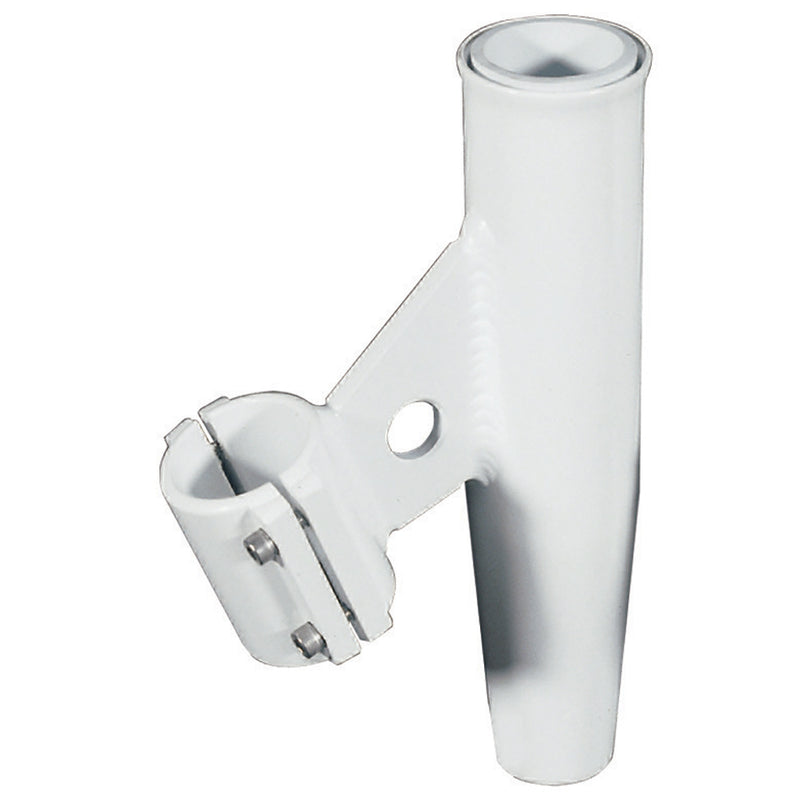 Lee's Clamp-On Rod Holder - White Aluminum - Vertical Mount - Fits 1.660" O.D. Pipe [RA5003WH] - Mealey Marine