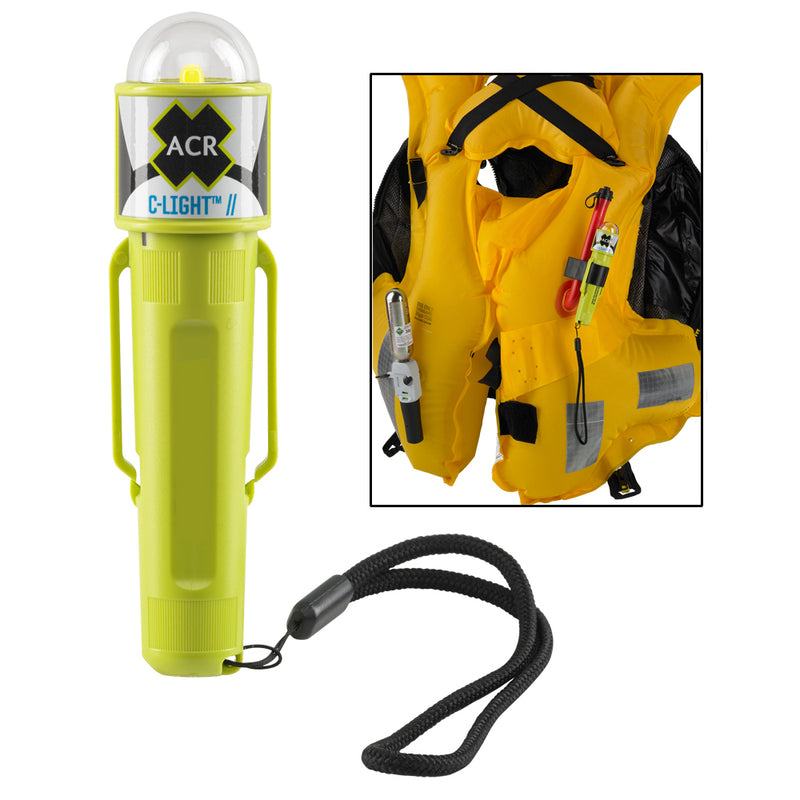 ACR C-Light - Manual Activated LED PFD Vest Light w/Clip [3963.1] - Mealey Marine