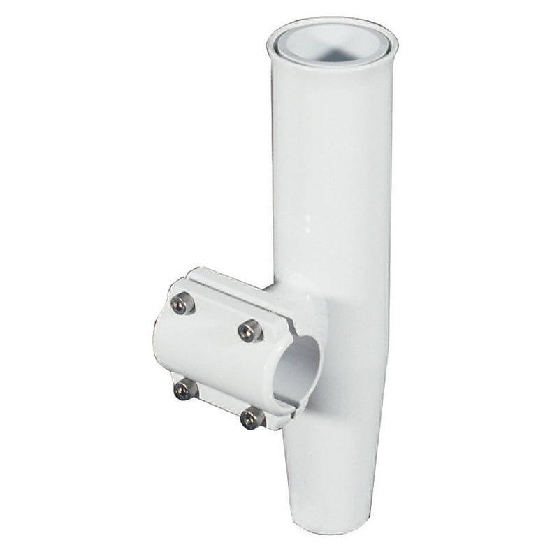 Lee's Clamp-On Rod Holder - White Aluminum - Horizontal Mount - Fits 1.315" O.D. Pipe [RA5202WH] - Mealey Marine