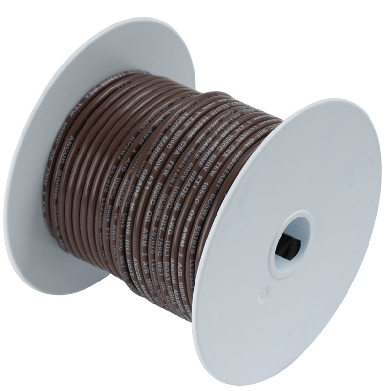 Ancor Brown 18 AWG Tinned Copper Wire - 500' [100250A] - Mealey Marine