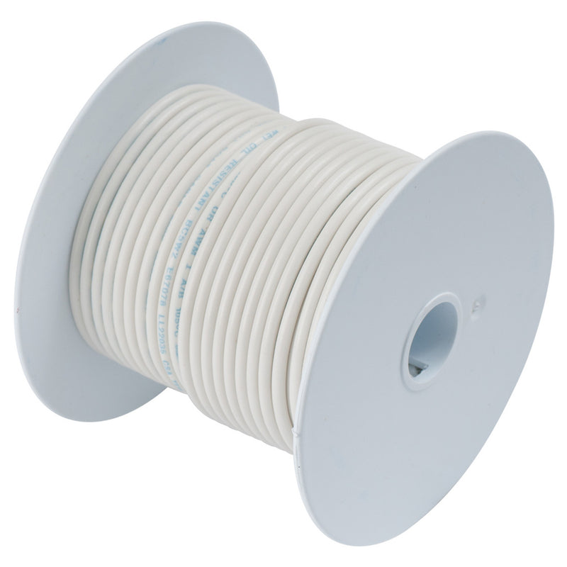 Ancor White 18 AWG Tinned Copper Wire - 100' [100910] - Mealey Marine