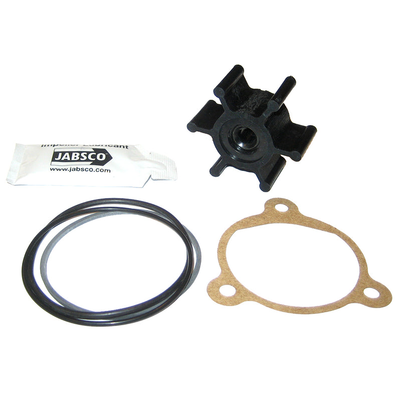 Jabsco Neoprene Impeller Kit w/Cover, Gasket or O-Ring - 6-Blade - 5/16 Shaft Diameter [6303-0001-P] - Mealey Marine