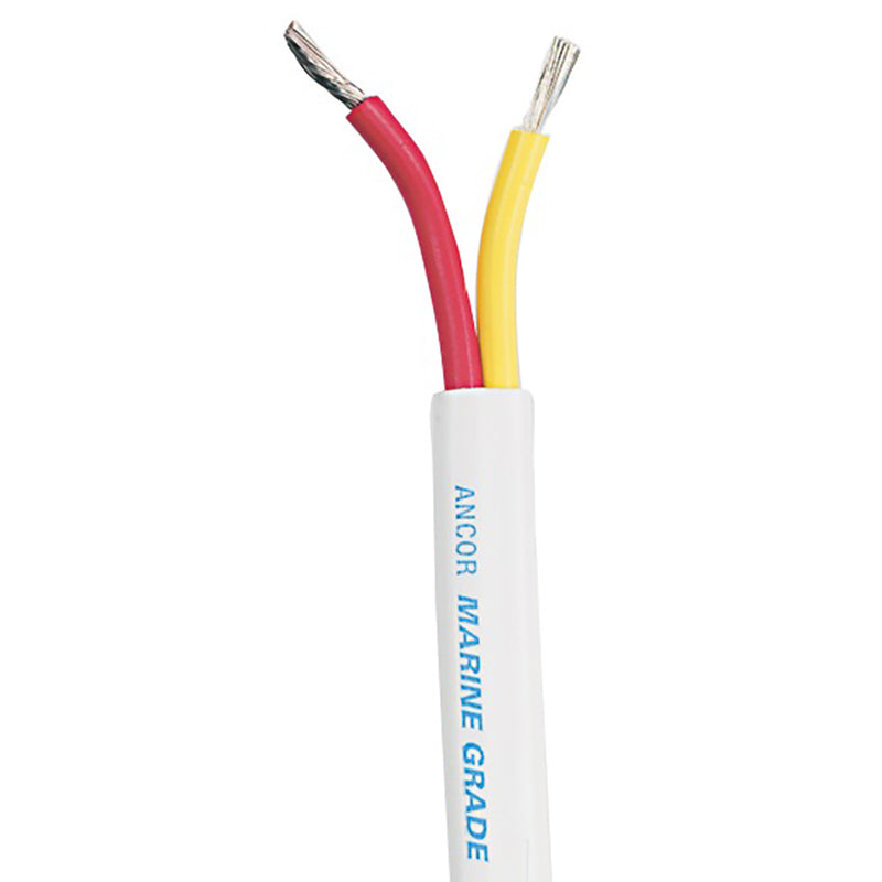 Ancor Safety Duplex Cable - 18/2 AWG - Red/Yellow - Flat - 250' [124925] - Mealey Marine