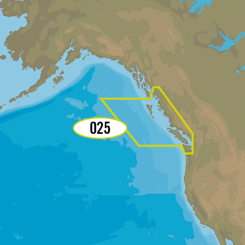 C-MAP 4D NA-D025 - Canada West Including Puget Sound [NA-D025] - Mealey Marine