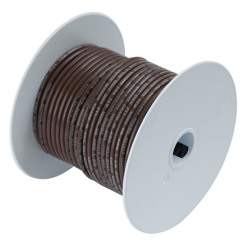 Ancor Brown 14 AWG Tinned Copper Wire - 15' [184203] - Mealey Marine