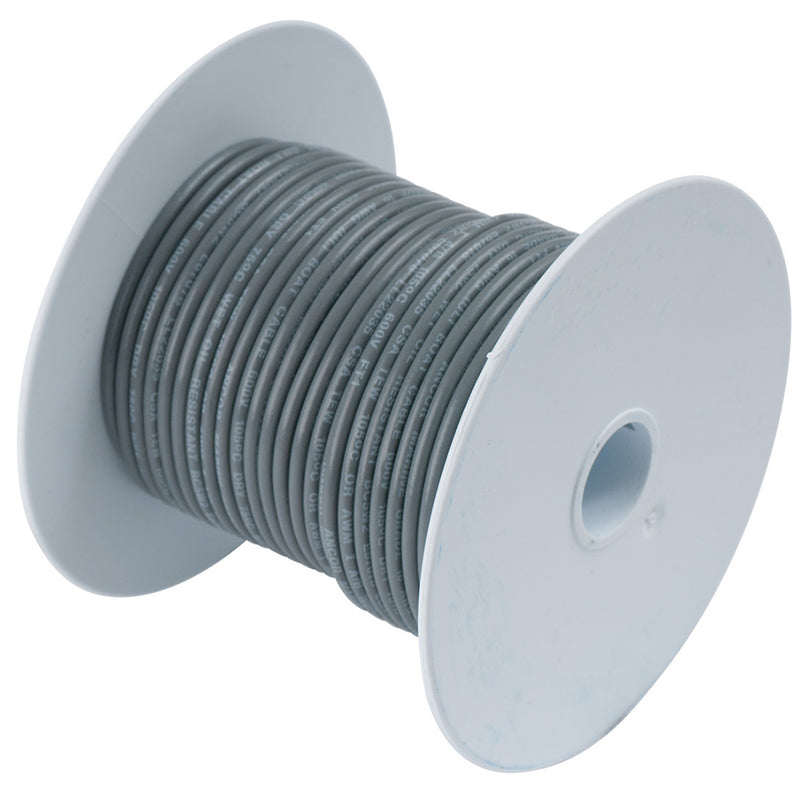 Ancor Grey 14 AWG Tinned Copper Wire - 100' [104410] - Mealey Marine