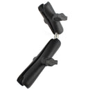 RAM Mount Standard Double Socket Arm, Long Double Socket Arm & Double Ball Adapter f/1" Balls [RAM-B-201-201U-C] - Mealey Marine